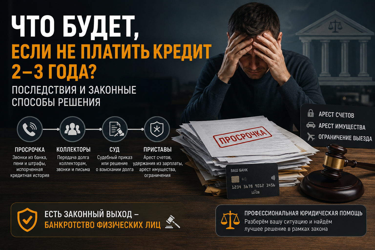 Юридическая помощь при долгах и кредитах