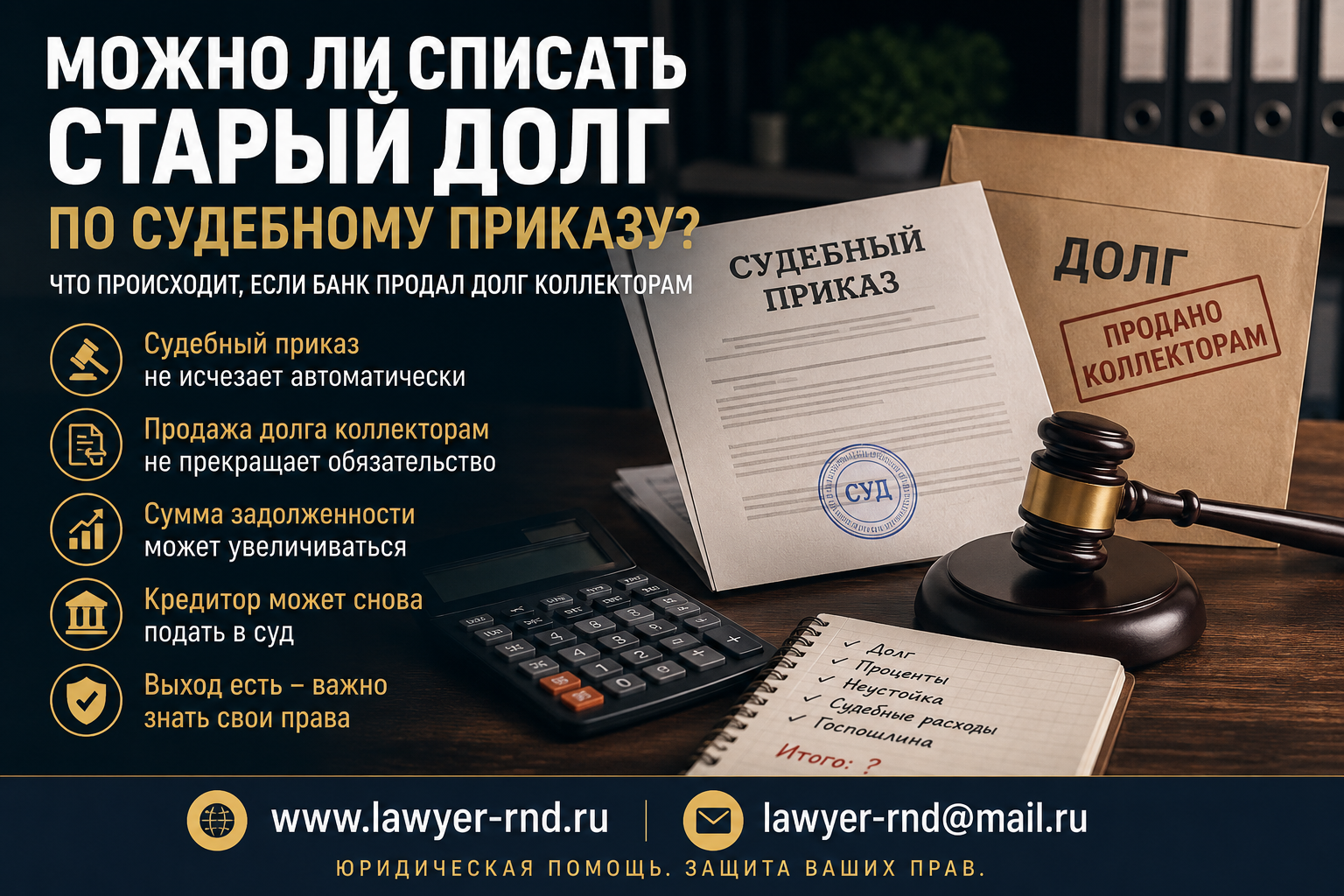 Можно ли списать старый долг?
