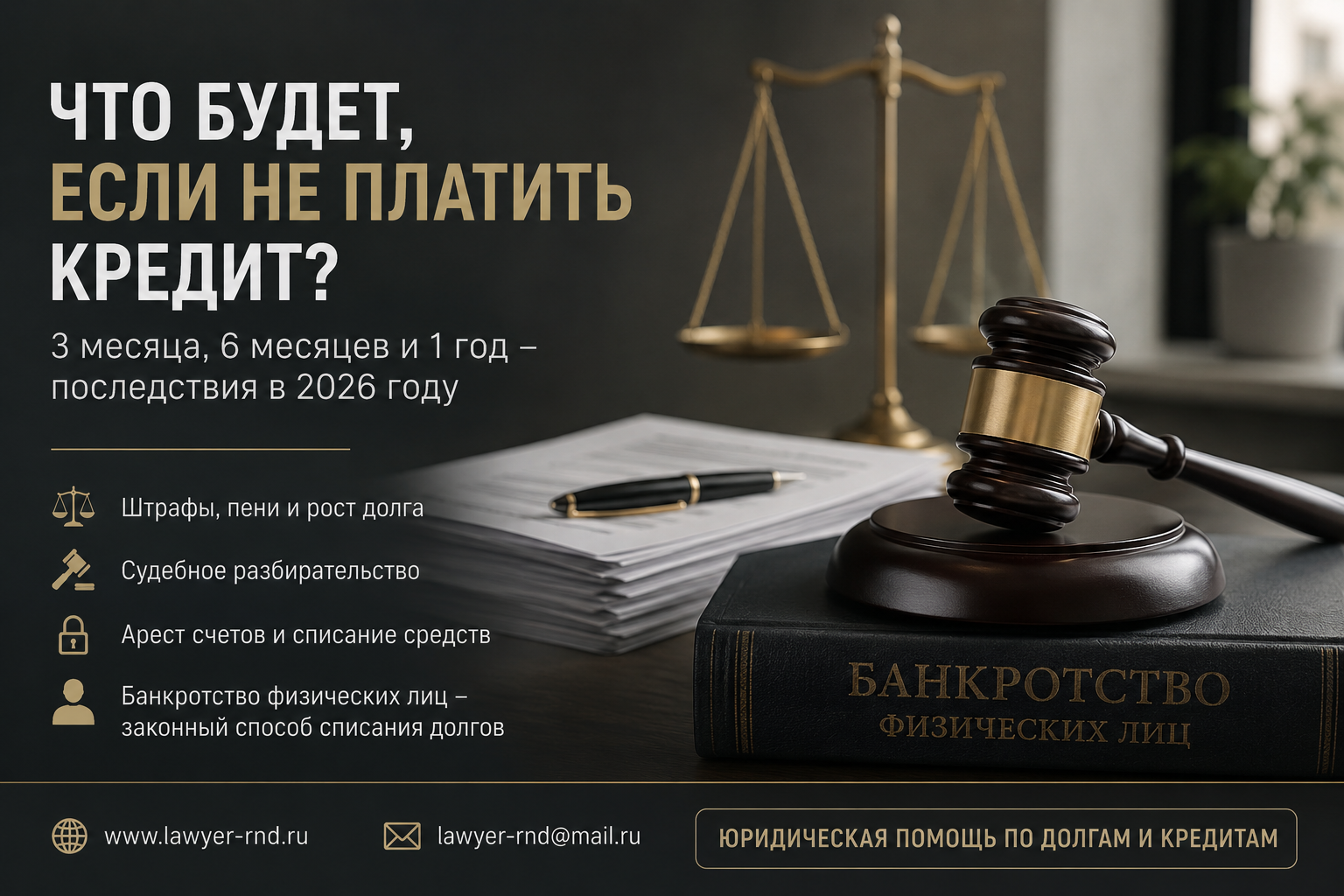 Что будет если не платить кредит?