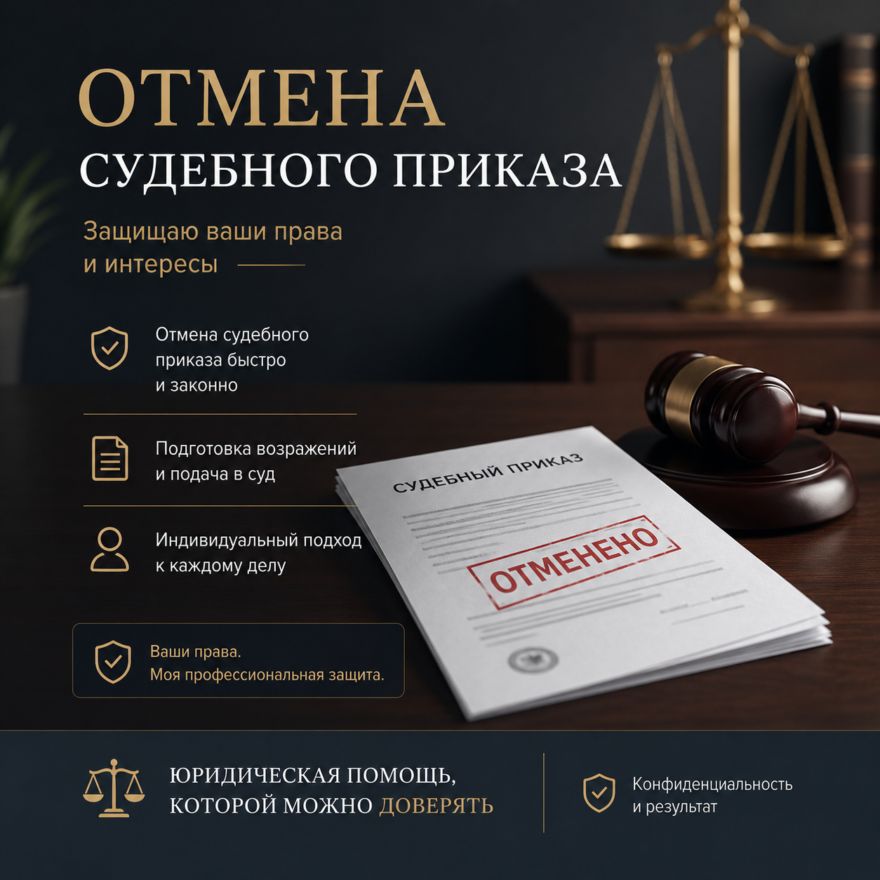Отмена судебного приказа